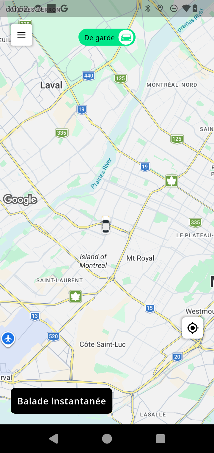Hayya driver online map screen